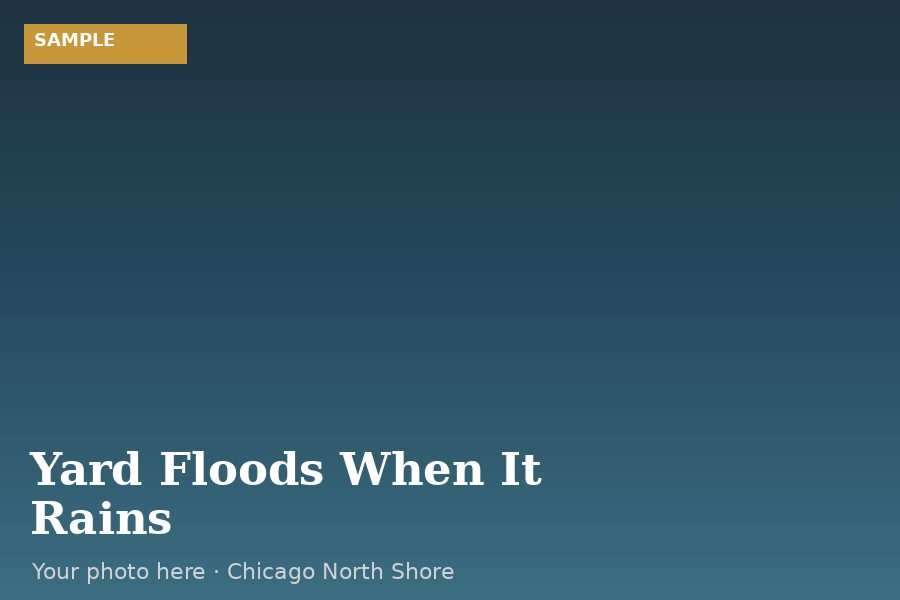 Yard Floods When It Rains